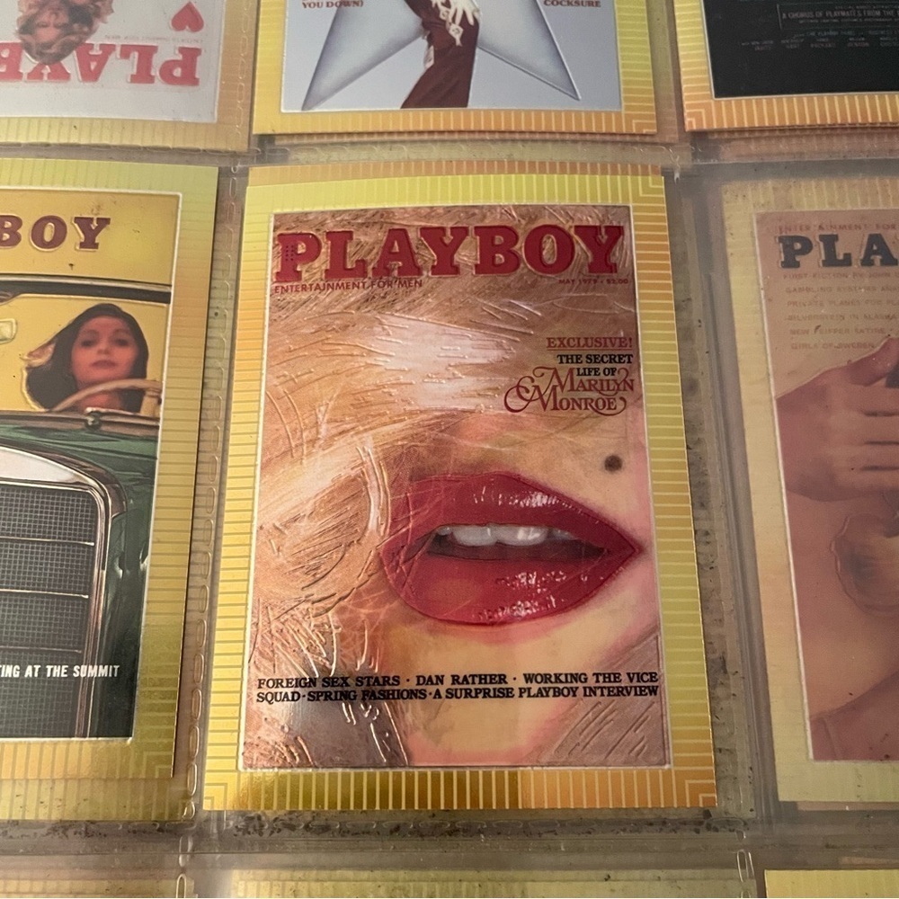 90s Vintage Marilyn Monroe Playboy Chromium Cover Card Collectors 1995 #57